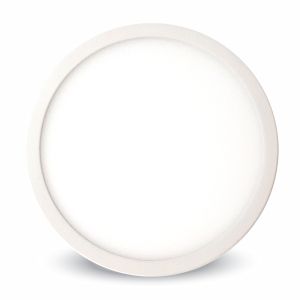 12W LED Surface Panel Downlight Premium - Round 3000K