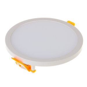 8W LED Frameless Panel Light Round 3000K