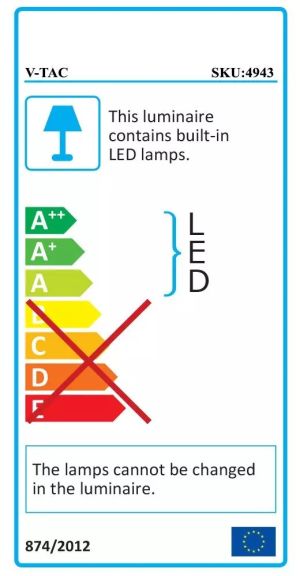 8W LED Frameless Panel Light Square 3000K