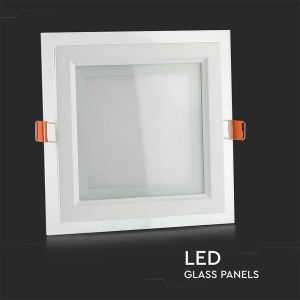 18W LED Panel Downlight Glass - Square 4000K