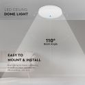 25W LED Ceiling Light SAMSUNG CHIP Frameless Round 3000K IP44 120LM/W