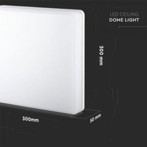 25W LED Ceiling Light SAMSUNG CHIP Frameless Square 3000K IP44 120LM/W