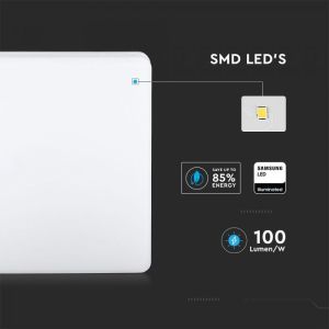 25W LED Ceiling Light SAMSUNG CHIP Frameless Square 3000K IP44 120LM/W