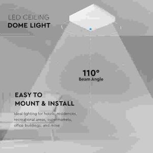 15W LED Ceiling Light SAMSUNG CHIP Frameless Square 4000K IP44 120LM/W