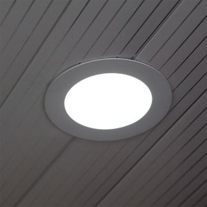 12W LED Premium Panel Downlight - Round 3000K