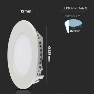 18W LED Premium Panel Downlight - Round 4000K