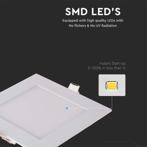 18W LED Premium Panel Downlight - Square 4000K