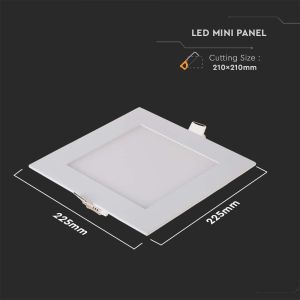 18W LED Premium Panel Downlight - Square 4000K