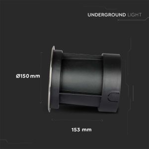 12W LED COB Underground Light 4000K