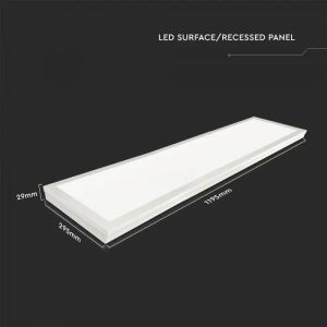 40W LED Surface Panel 1200mmx300mm - 3000K 6 PCS/SET