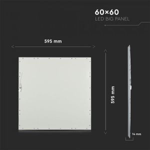 LED Panel 45W 600 x 600 mm 6000K UGR incl Driver 6PCS/SET