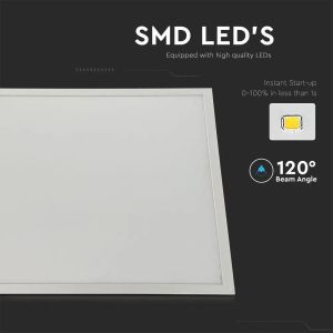 LED Panel 40W 600 x 600 mm 6500K Incl Driver 6PCS/SET