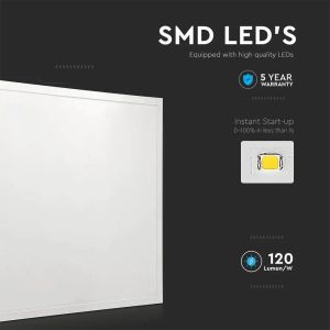 LED Panel 36W 595x595mm Backlit 120Lm/W 4000K 8PCS/SET