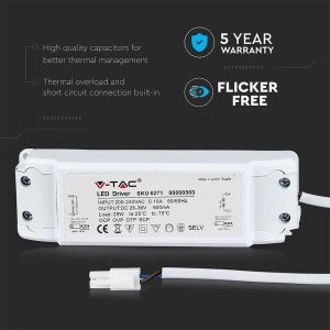 29W Flicker Free Driver 5 Years WarrantyA++