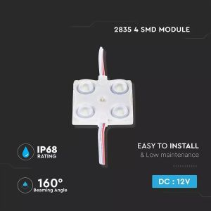 LED Module 1.44W 4LED SMD2835 3000K IP68