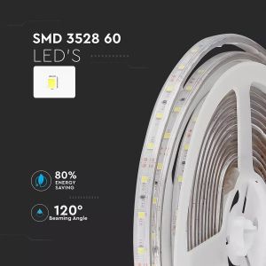 LED Strip SMD3528 - 60LEDs 6000K IP65