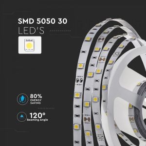 LED Strip SMD5050 - 30 LEDs 3000K Non-waterproof