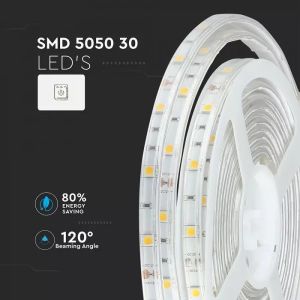 LED Strip SMD5050 - 30 LEDs 4000K IP65