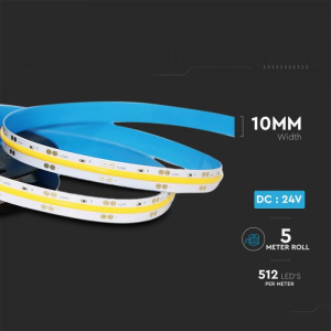 LED COB  Strip Light IP20 24V 3000K