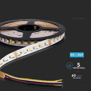 LED Strip SMD5050 - 60LED 24V IP20 3in1 + RGB