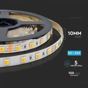 LED Strip SMD2835 - 120LED 24V IP20 3in1