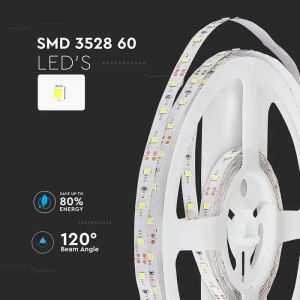 LED Strip SMD3528 - 60LEDs 6000K IP20