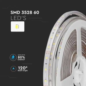 LED Strip SMD3528 - 60LEDs 3000K IP65