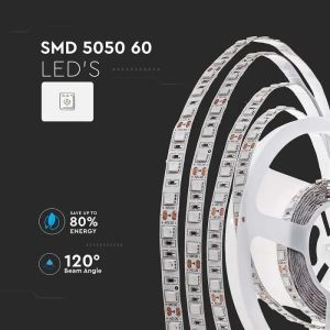 LED Strip SMD5050 - 60 LEDs 3000K IP20