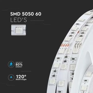 LED Strip SMD5050 - 60LEDs 24V 3000K IP20