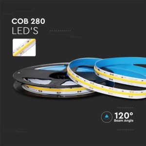 LED COB Strip Light IP20 24V 6000K 280 Leds 10W/m