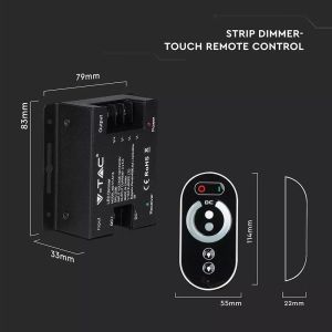 LED Dimmer With Touch Remote Controller