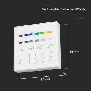 4 Zone RGB+W Wifi Controller