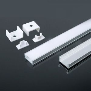 Led Strip Mounting Kit With Diffuser Aluminum2000* 17.4*7MM White Housing