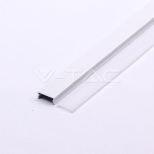 Led Strip Mounting Kit With Diffuser Aluminum 2000* 23.5*10MM White Housing