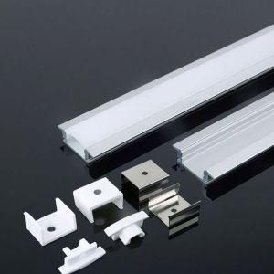 Led Strip Mounting Kit With Diffuser Aluminum 2000* 24.7*7MM White Housing