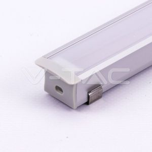 Led Strip Mounting Kit With Diffuser Aluminum 2000*30*20MM Milky