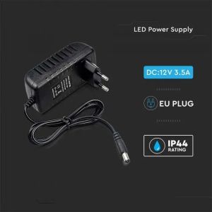 LED Power Supply - 42W 12V 3.5A Plastic IP44