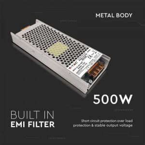 LED Power Supply 500W 24V 21A IP20