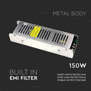 LED Power Supply - 150W Dimmable for led strip 12V 12.5A IP20