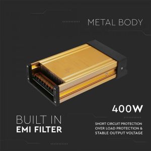 SLIM Power Supply - 400W 24V 16.6A IP45