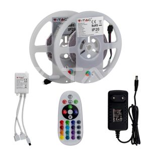 LED Strip RGB Set SMD5050 300LED 2x5M With Remote + Adaptor