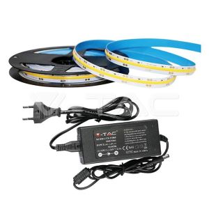 SKU 2674 LED Strip Set 280 COB IP20-4000K 10W DC24V 800LM/M / 2652 + 3264 / V-TAC