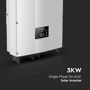 V-TAC Photovoltaic Inverter INVT Single-Phase On-Grid 3KW with LCD Display 5 Year Warranty IP65