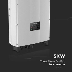 V-TAC Photovoltaic Inverter INVT Three-Phase On-Grid 5KW with LCD Display 5+5 Years Warranty IP65