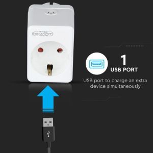 WIFI Mini Plug With USB Compatible With Amazon Alexa And Google Home