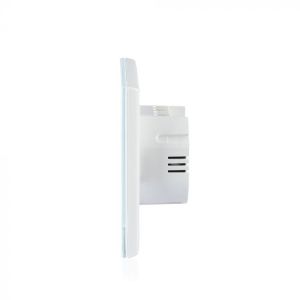 WIFI Touch 1 Way Switch Compatible With Amazon Alexa And Google Home White