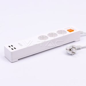 WIFI Power Strip Compatible With Amazon Alexa And Google Home + USB EU