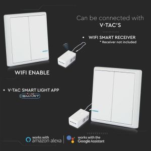 2 Gang Way Sensor Switch IP54