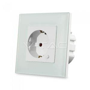 EU WIFI Wall Socket White