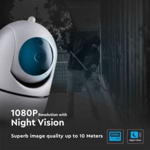 1080P IP Indoor Camera With EU Power Plug & Auto Track Function